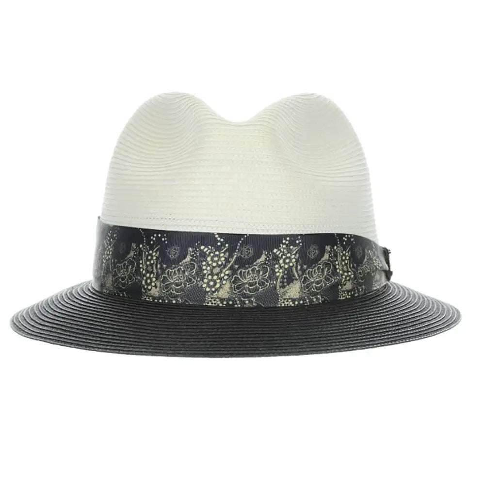 Stacy Adams Haring - Chapeau Fedora en paille