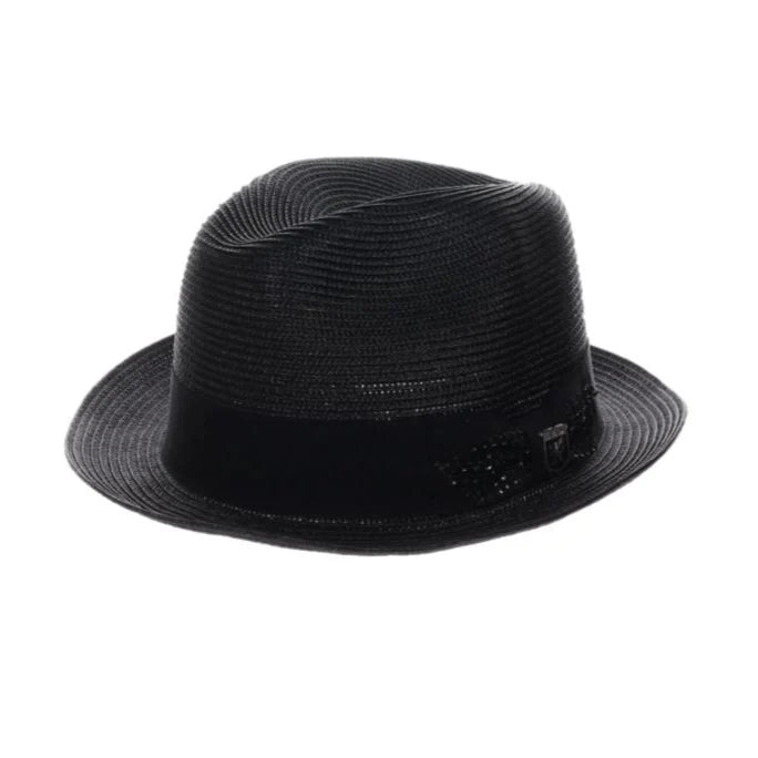 Chapeau Fedora en paille Spire de Stacy Adams
