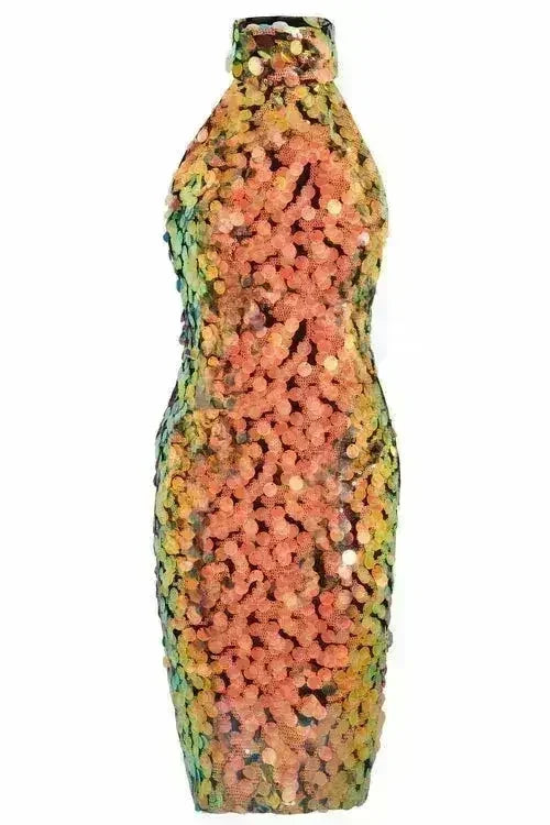 Robe courte dos nu