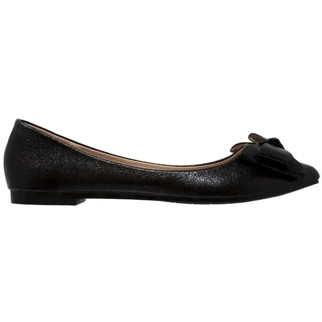 Ballerines pointues à nœud métallique