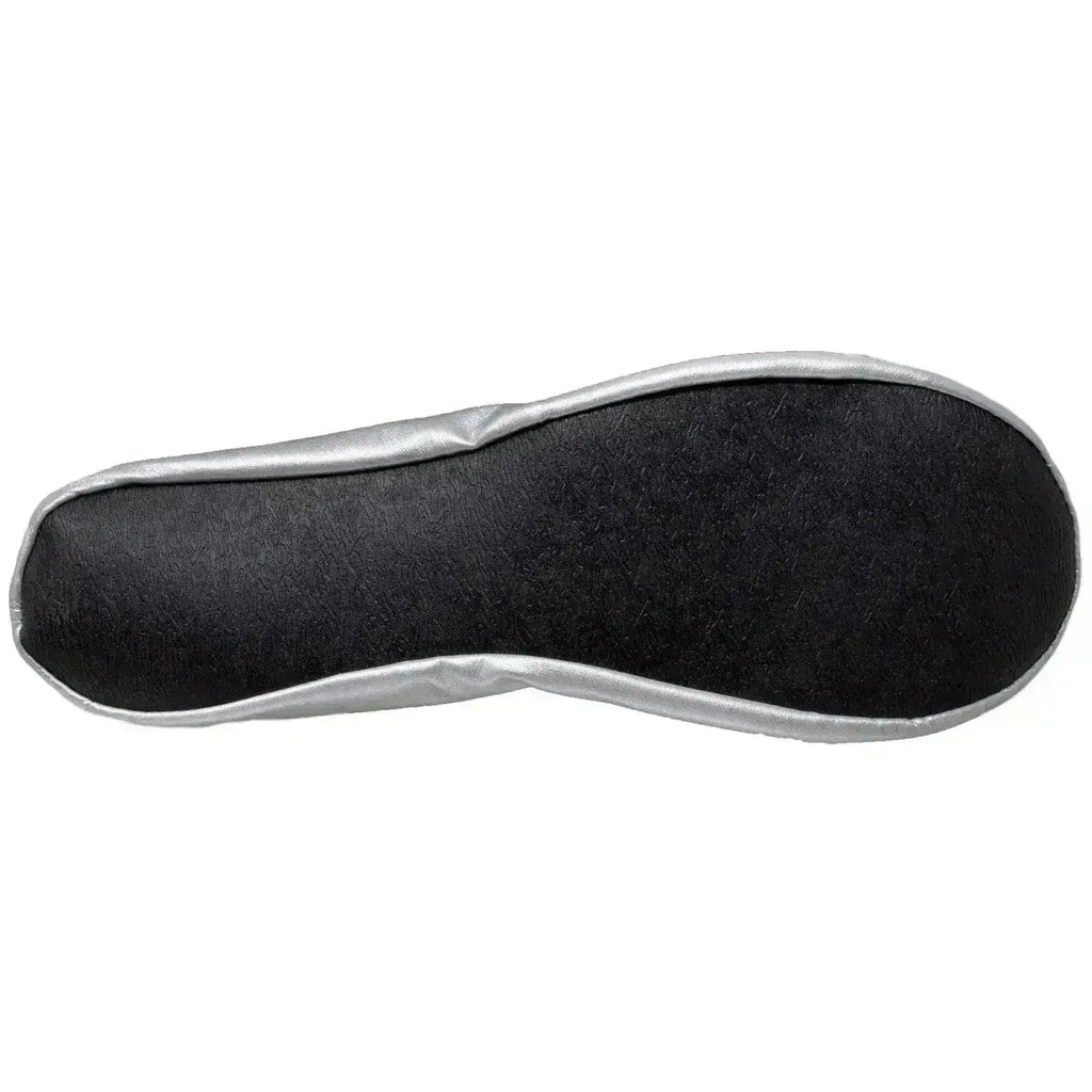 Chaussons de Ballet Pliables Femme Chaussures Confortables Portables de Voyage Argent