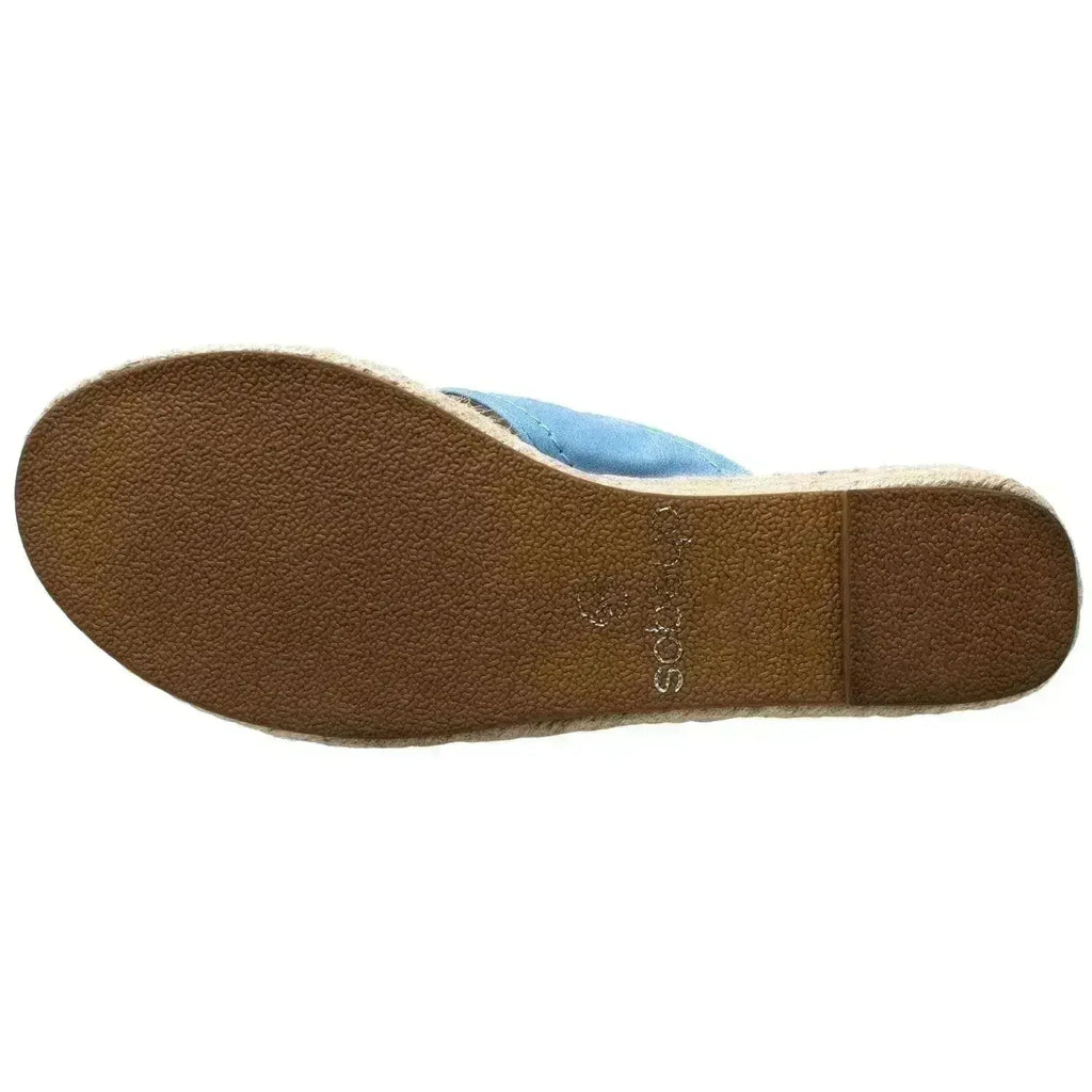 Sandales compensées espadrilles flatform