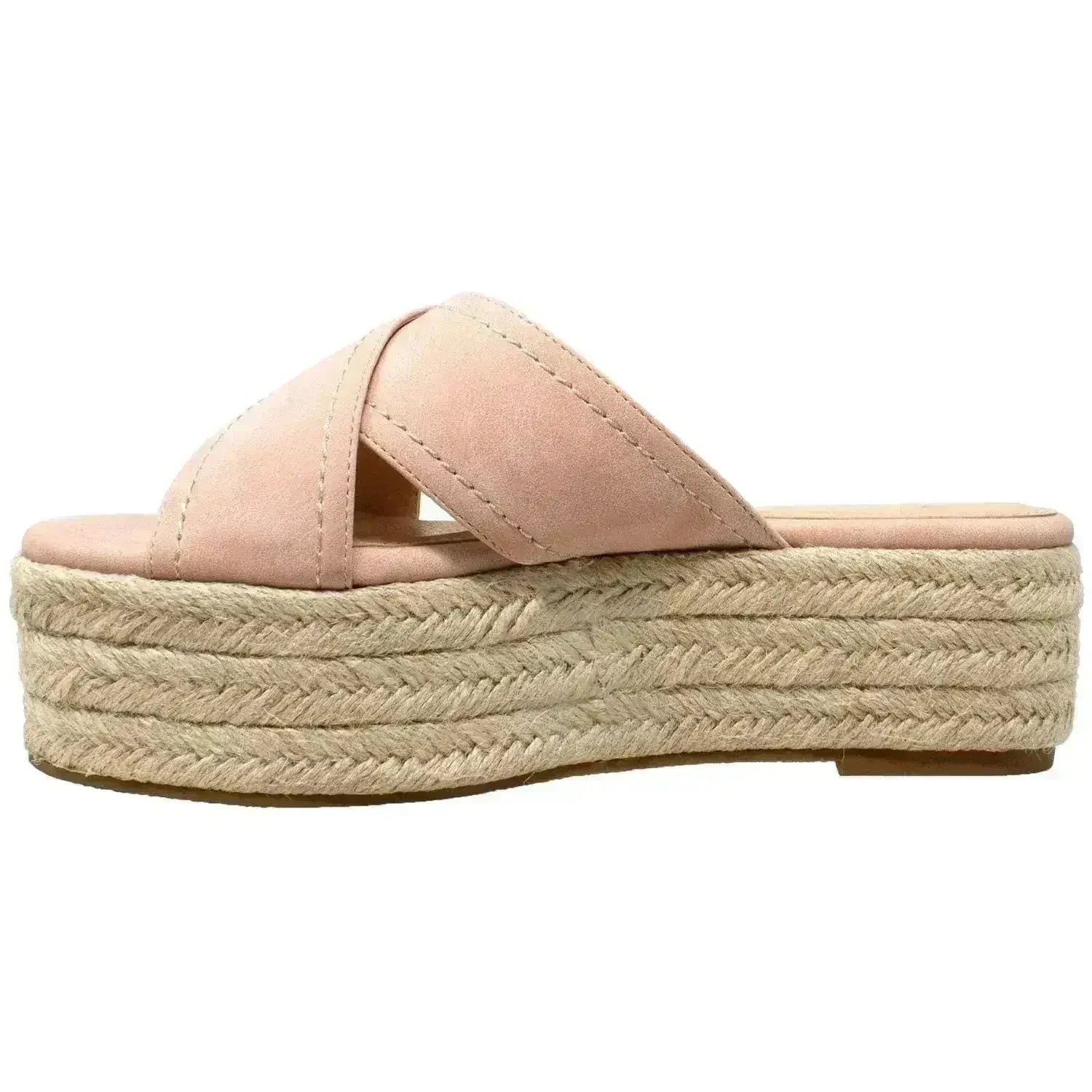 Sandales compensées espadrilles à plateforme