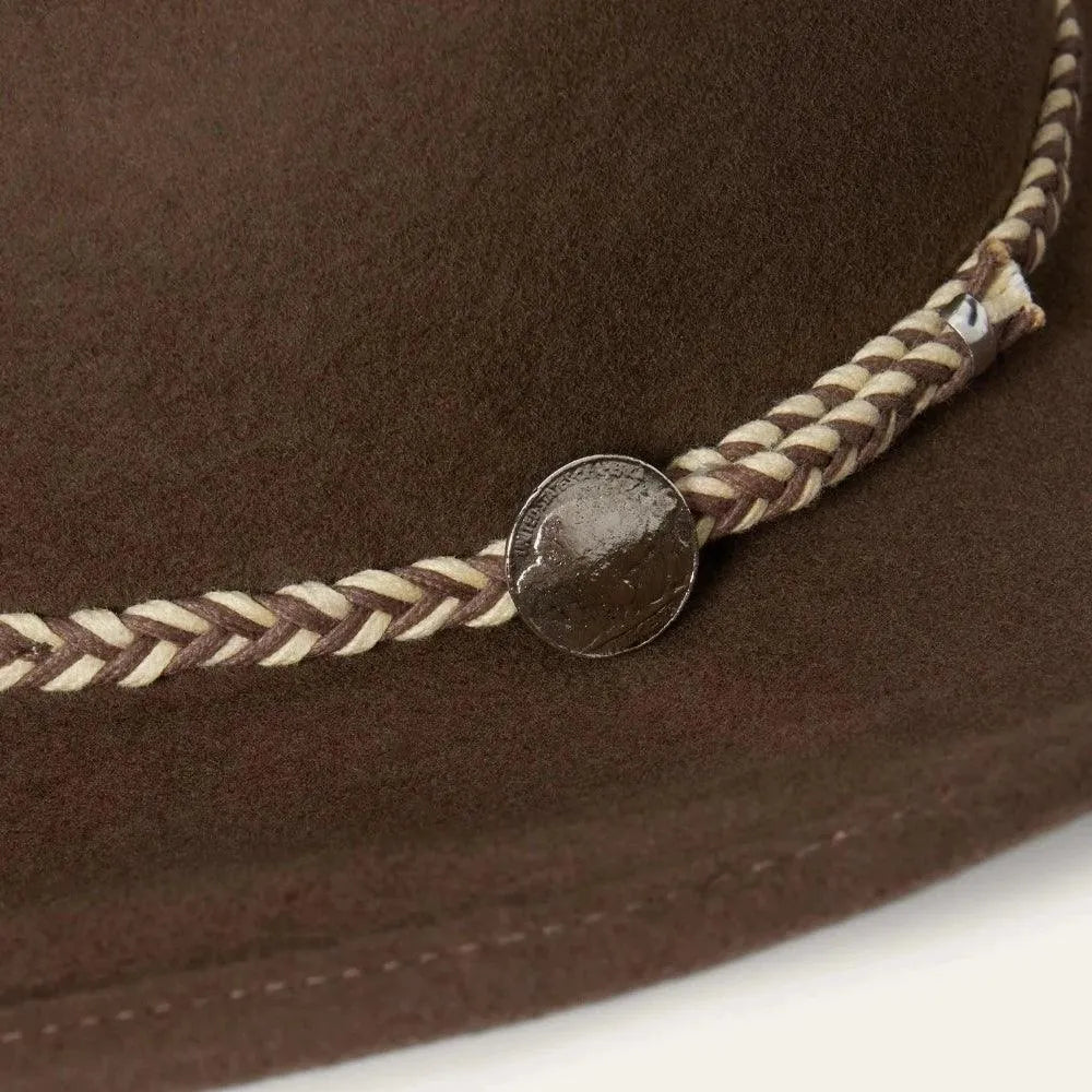 Stetson Rawhide - (3X) Feutre Souple en Laine Foulée de Buffalo