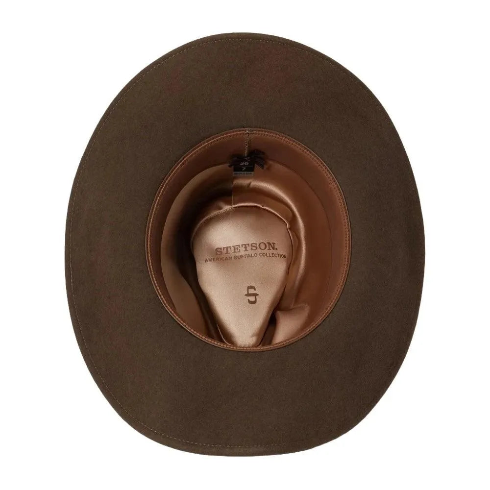 Stetson Rawhide - (3X) Feutre Souple en Laine Foulée de Buffalo