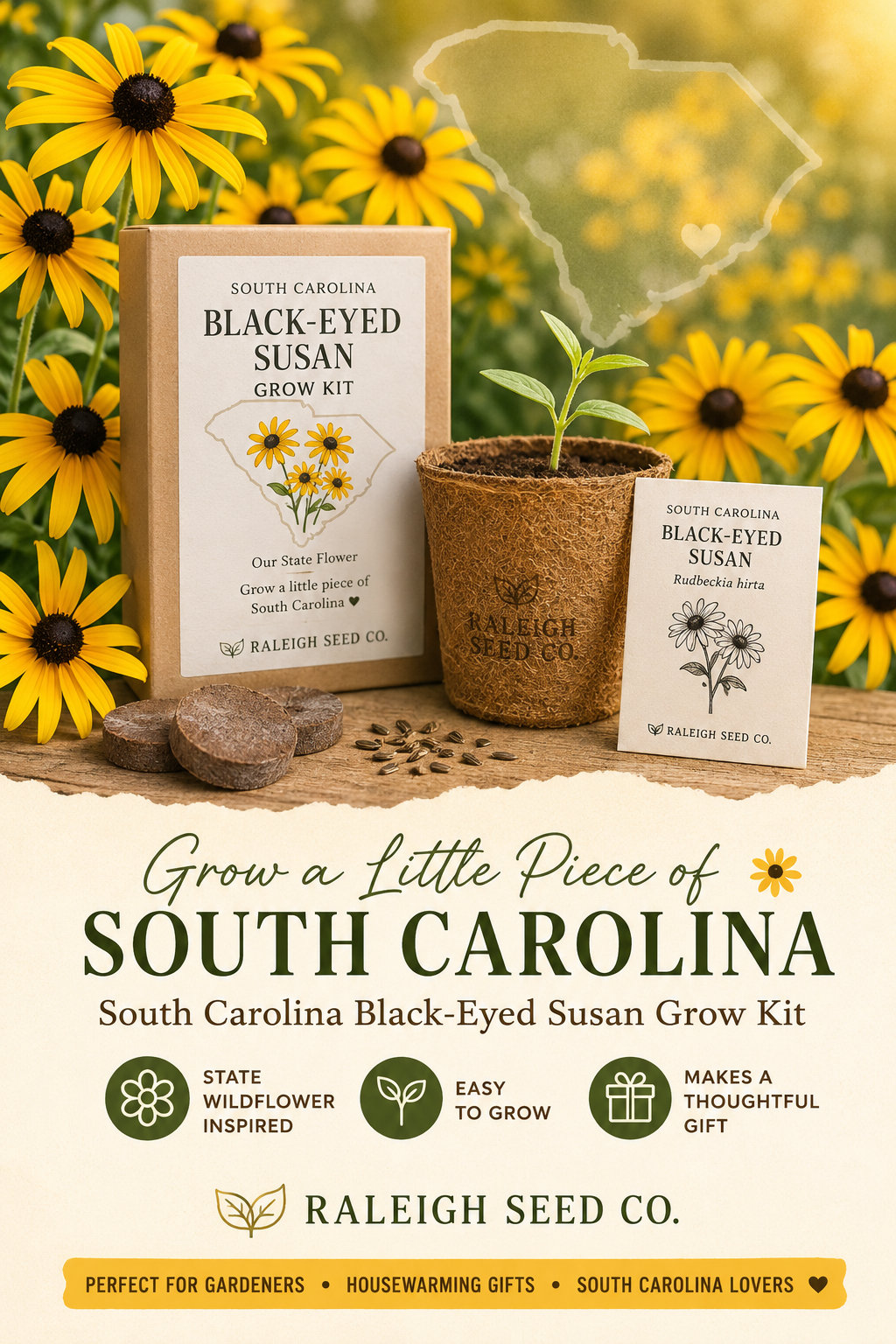 Kit de culture du Rudbeckia de Caroline du Sud