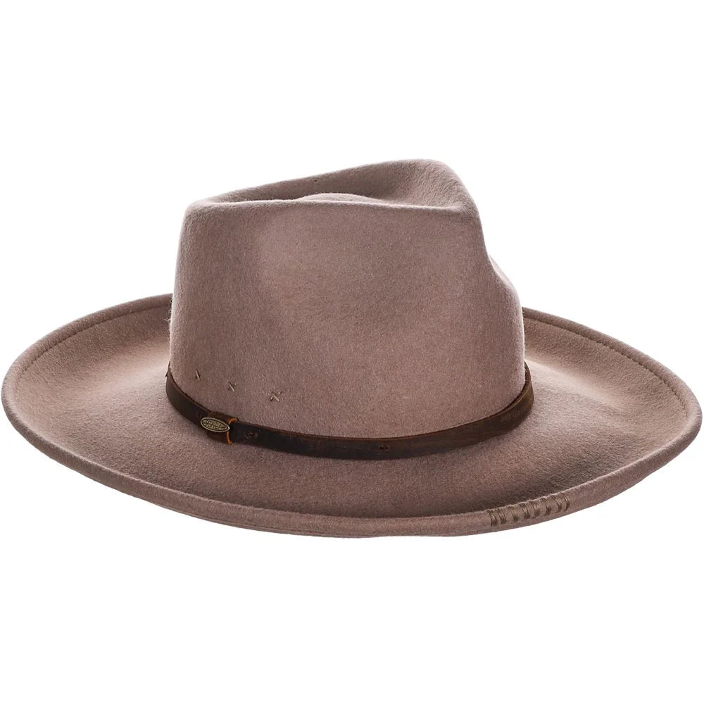 Scala Seneca - Chapeau Fedora en Feutre de Laine à Large Bord