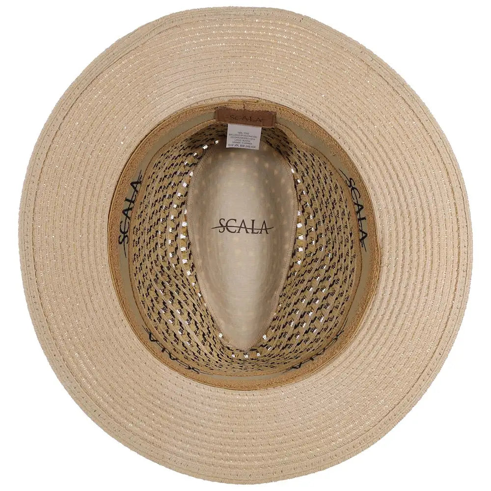 Scala Cabana Cove - Chapeau Fedora de paille