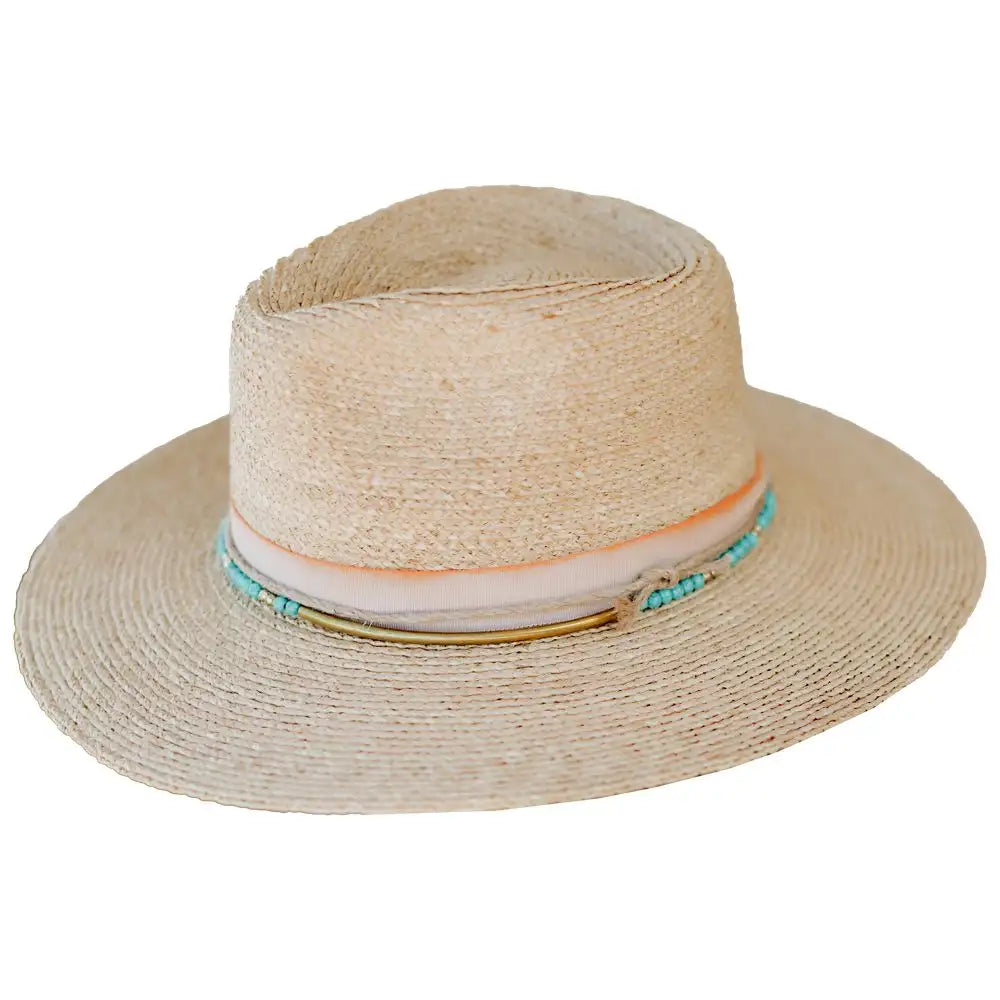 Scala Constance - Chapeau Fedora de Femme en Paille à Larges Bords