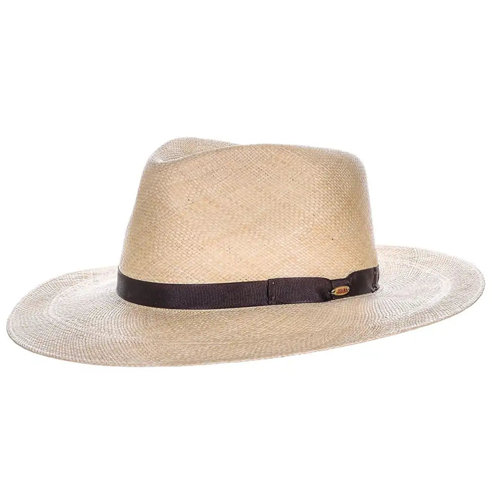 Scala Belloso - Chapeau Fedora en paille de Panama