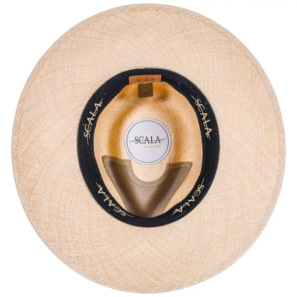 Scala Belloso - Chapeau Fedora en paille de Panama