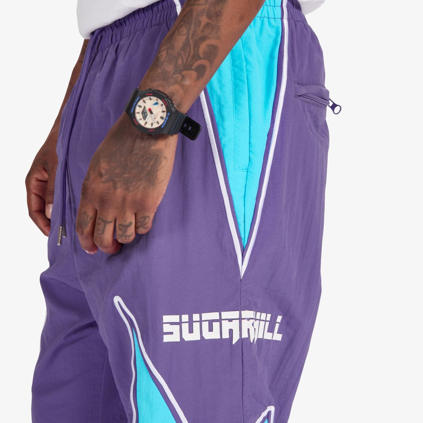 Pantalon coupe-vent Sugarhill Bolt - Violet