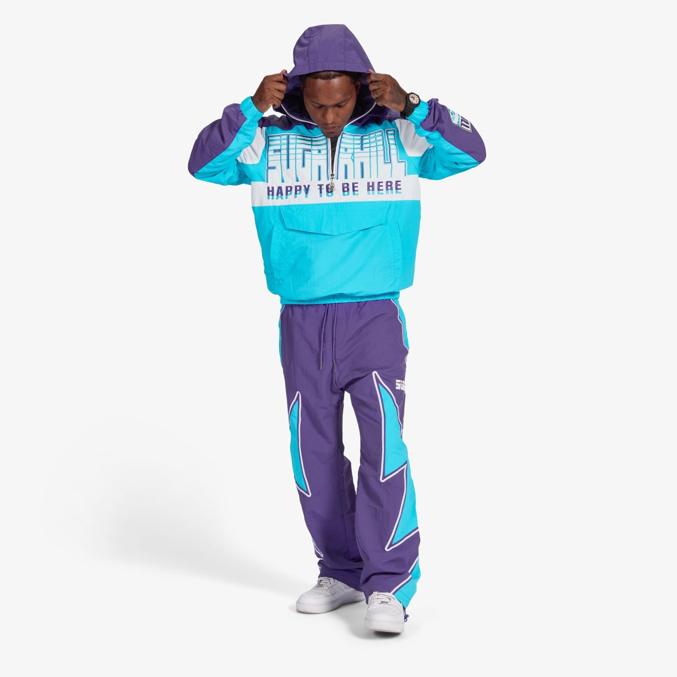 Pantalon coupe-vent Sugarhill Bolt - Violet