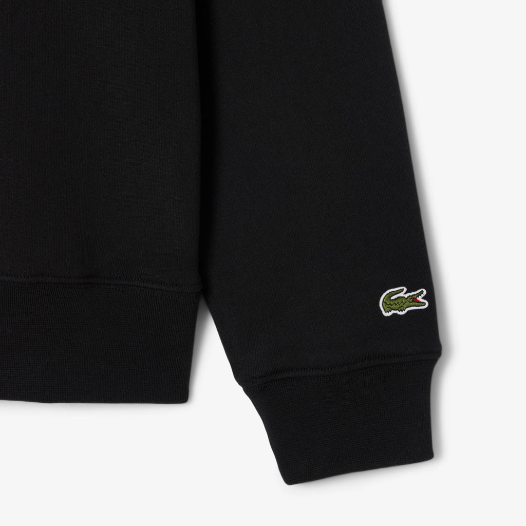 Sweat-shirt ras du cou imprimé Lacoste - Noir