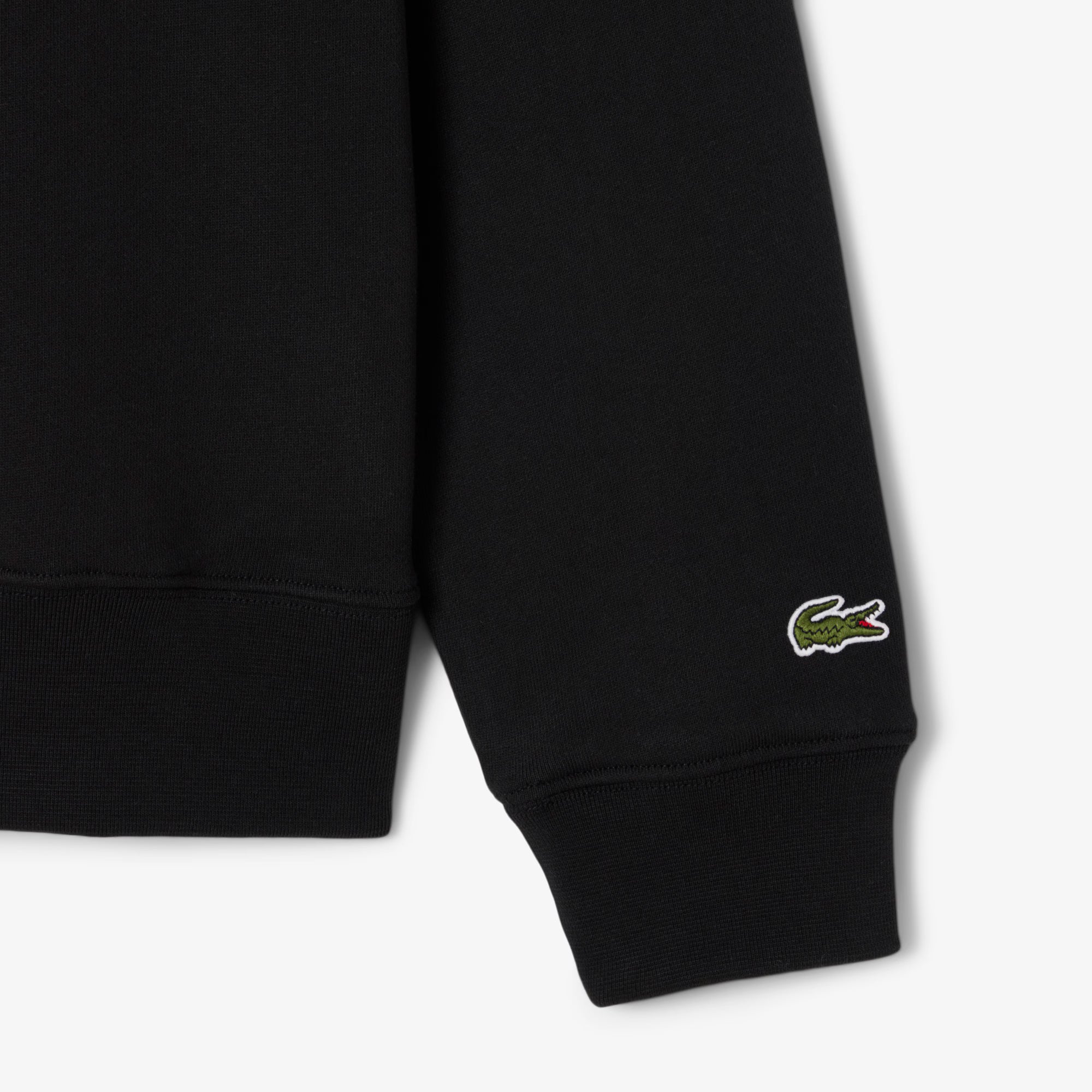 Sweat-shirt ras du cou imprimé Lacoste - Noir