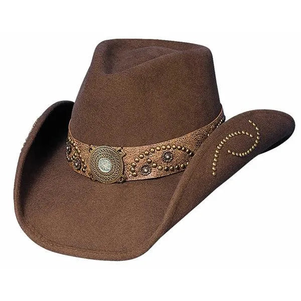 Bullhide Sheila - Chapeau de cowgirl en feutre de laine malléable