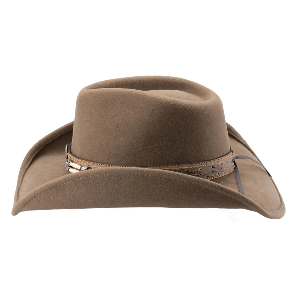 Bullhide Skynard - Chapeau de cowboy en feutre de laine malléable