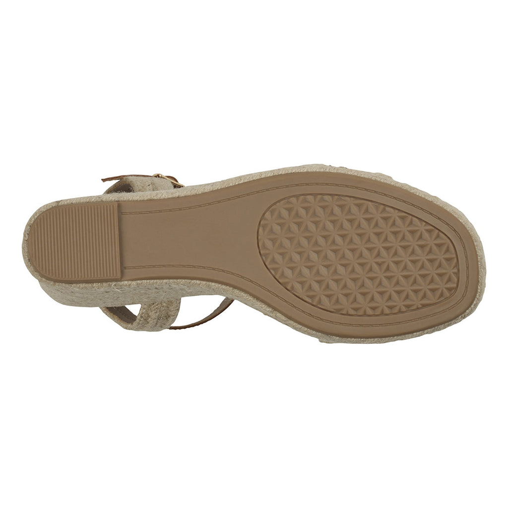 Sandales compensées en espadrille Solene Natural Slingback