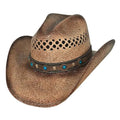 Pleins feux sur Bullhide - Chapeau de cowboy en raphia (Liquidation)