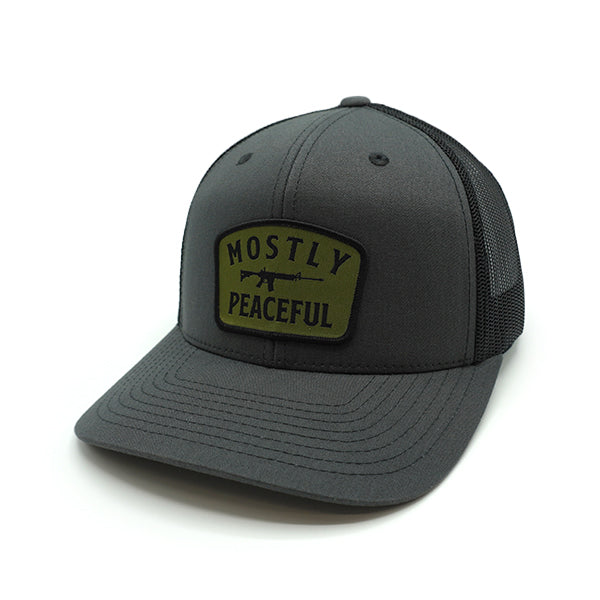 Casquette en tissu tissé « Majoritairement pacifique »