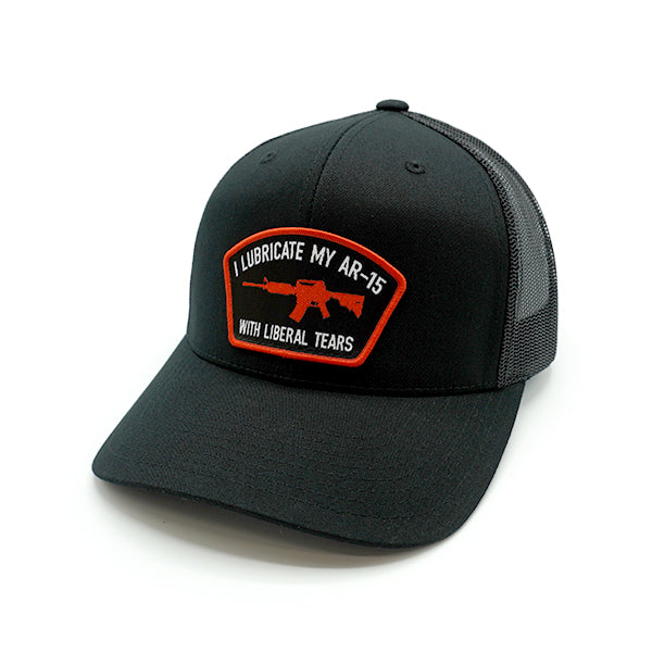 Casquette à patch tissé "I Lubricate my AR15"