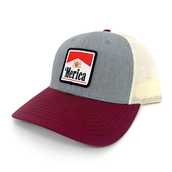 Casquette avec écusson tissé « 'Merica, une boîte de liberté »