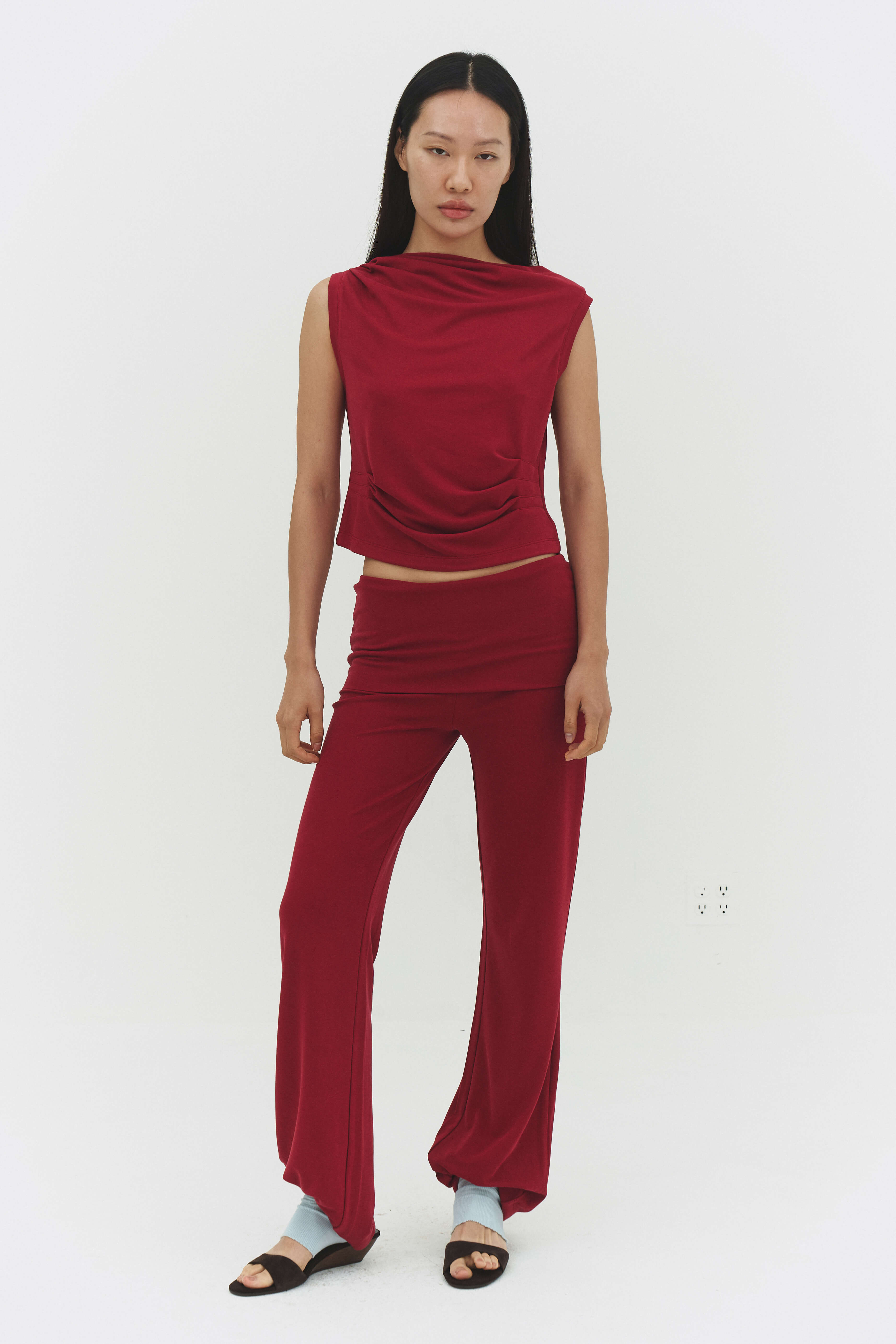 DÉBARDEUR DASOM FRAMBOISE