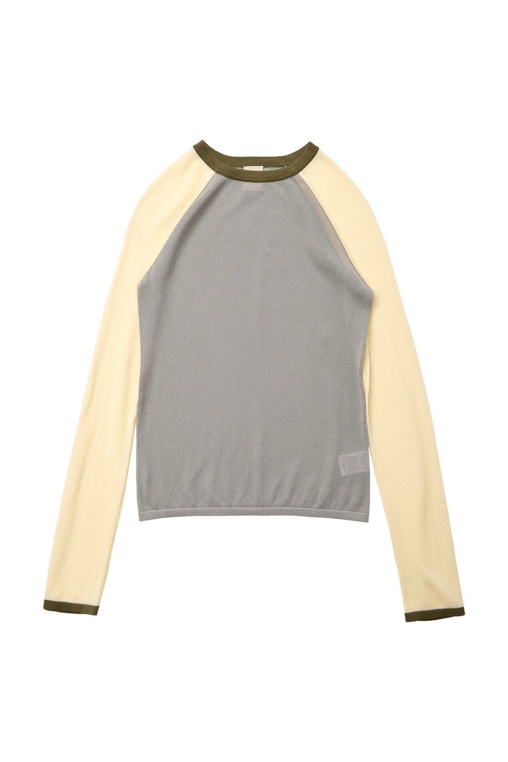 TOP RAGLAN MIRINAE EN MATCHA MEL