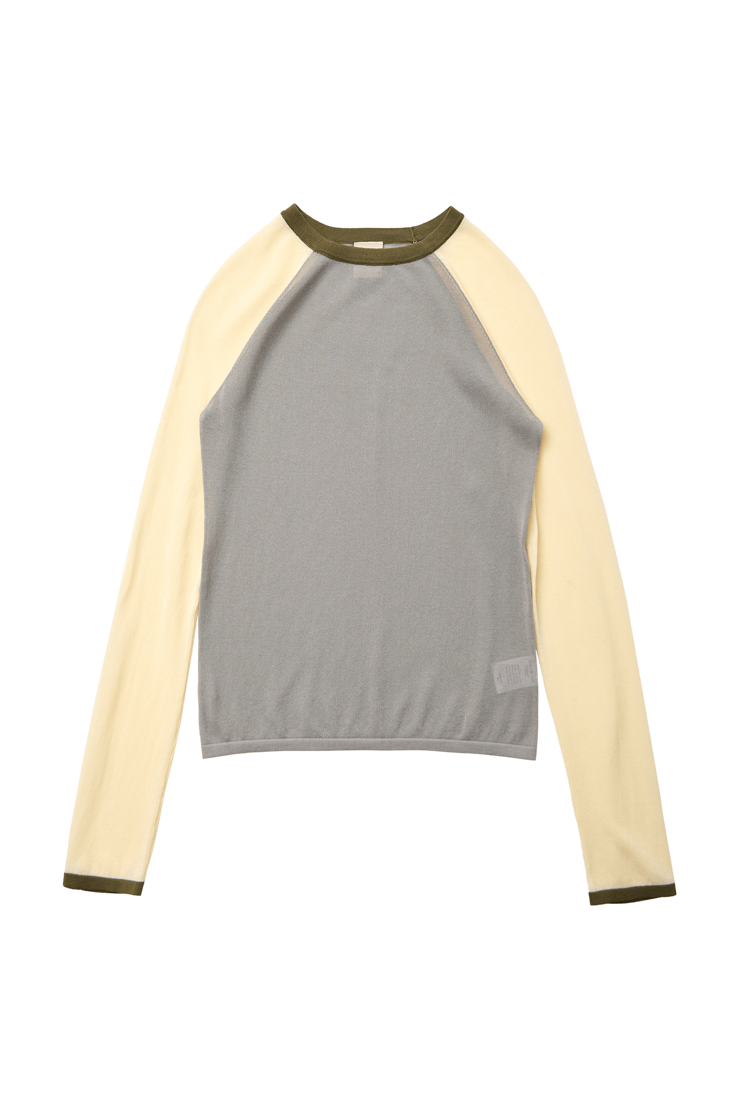 TOP RAGLAN MIRINAE EN MATCHA MEL
