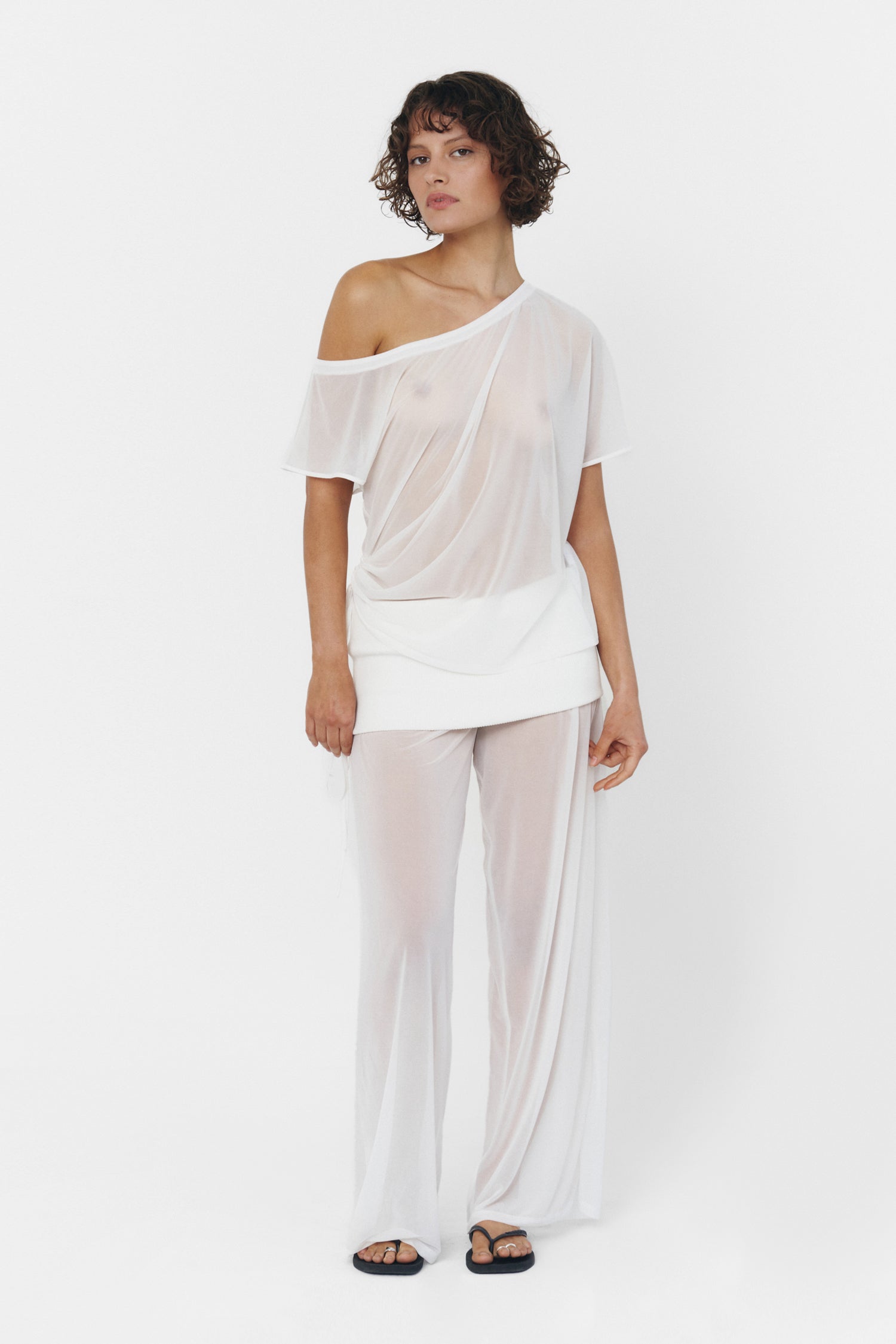 PANTALON RAEL BLANC