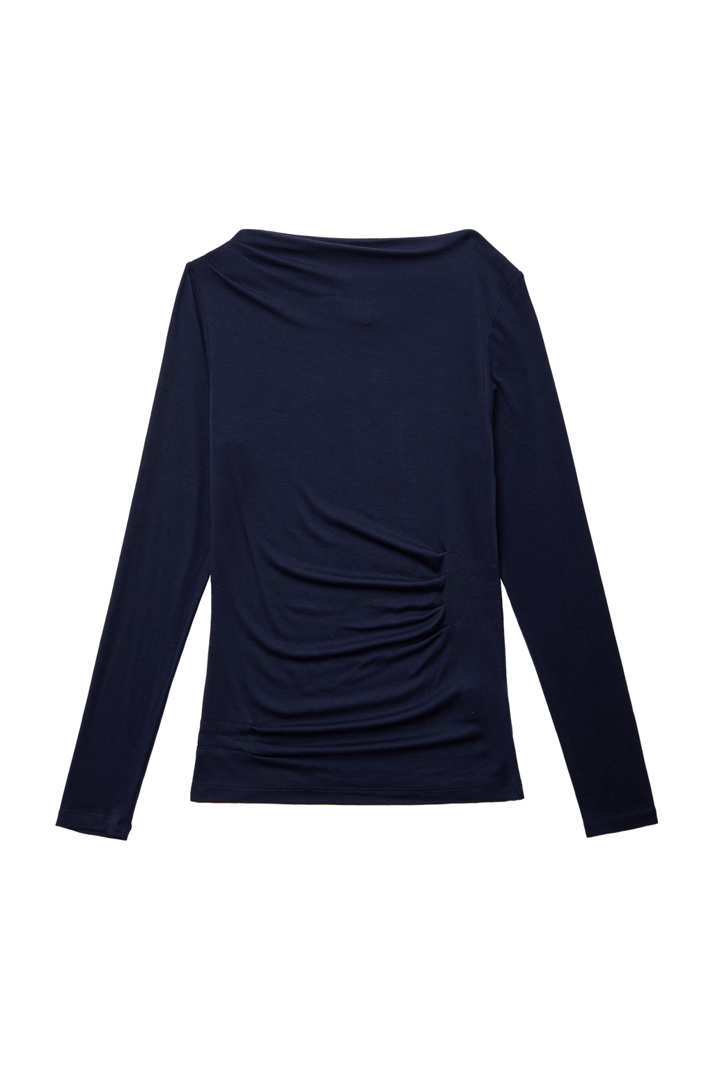 HAUT MANCHES LONGUES NARAE BLEU MARINE