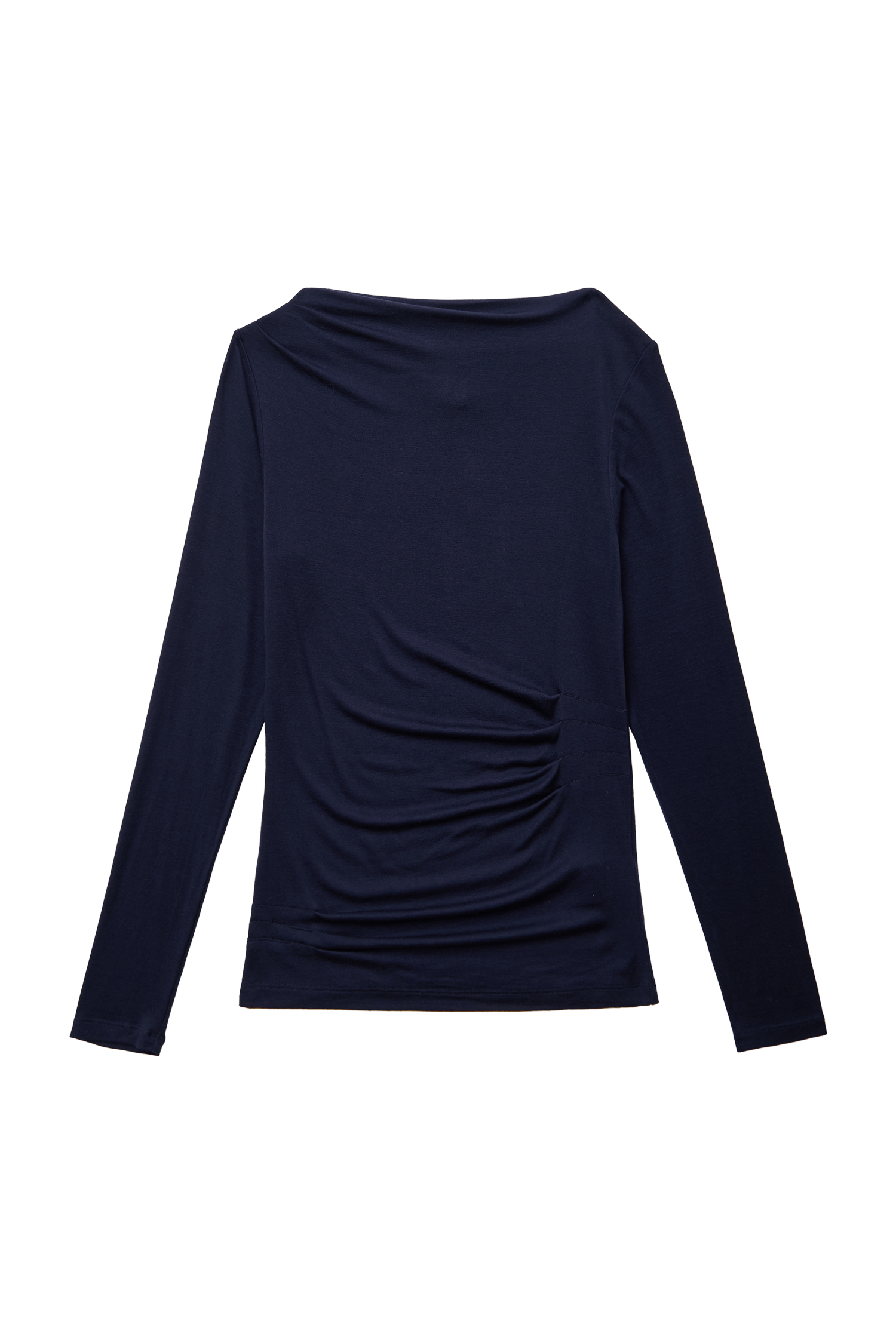 HAUT MANCHES LONGUES NARAE BLEU MARINE