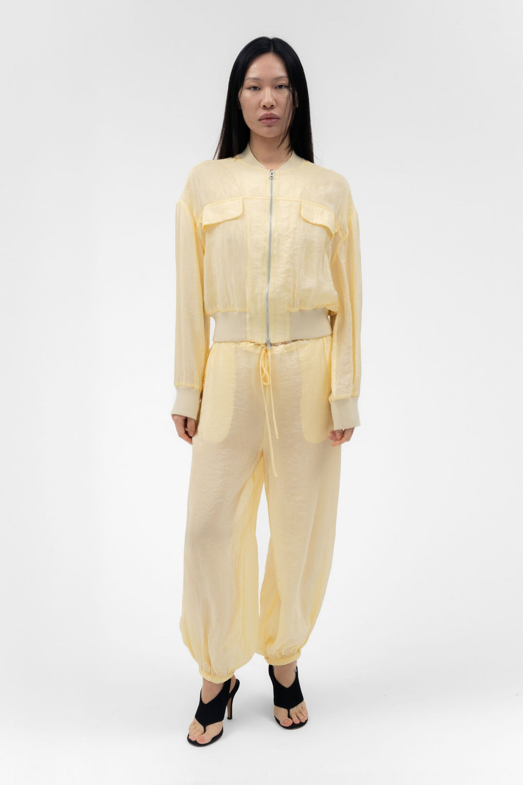 VESTE DE VOILE FABIO COULEUR BEURRE