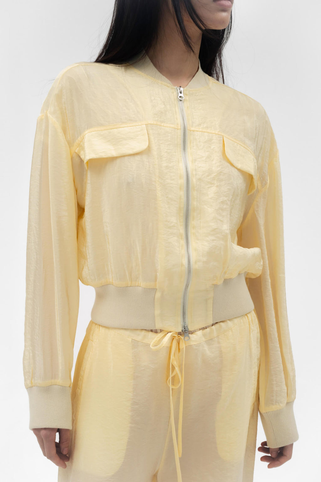 VESTE DE VOILE FABIO COULEUR BEURRE