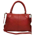 Sac à main en cuir Mariza pour femme SBING-DE9472-Rouge, fabriqué artisanalement en Italie