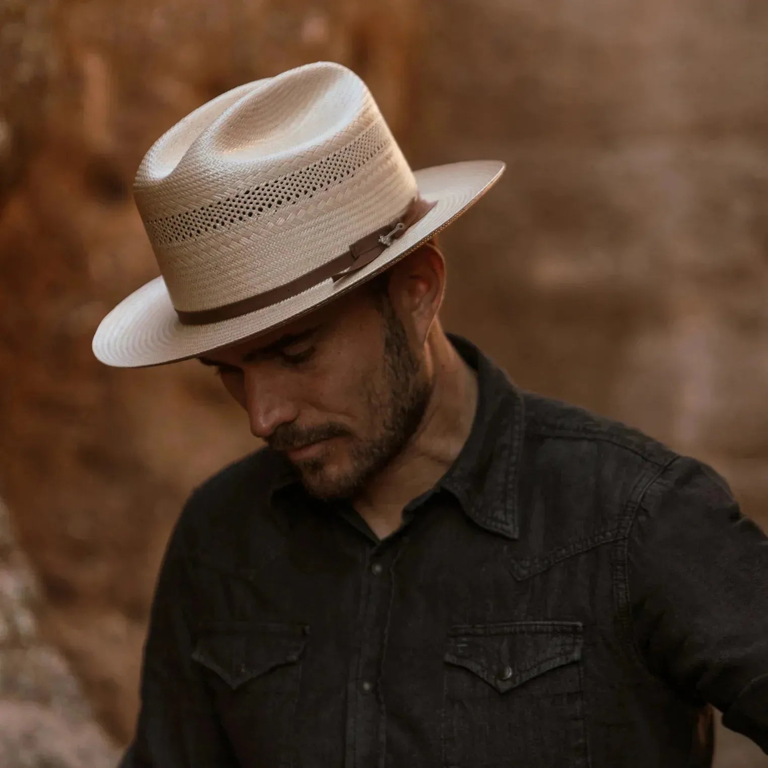 Chapeau de cowboy en paille Stetson Open Road - (10X)