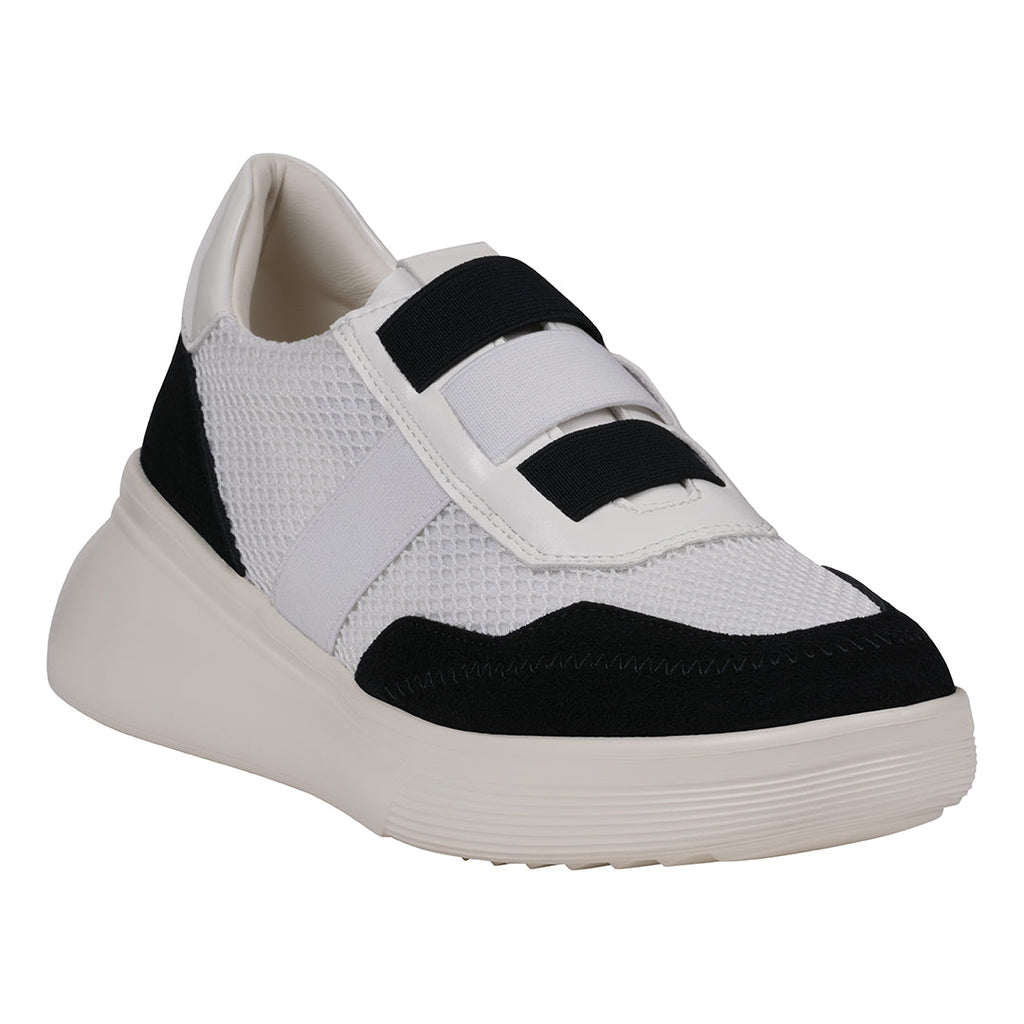 Baskets compensées Stefani noires pour femme