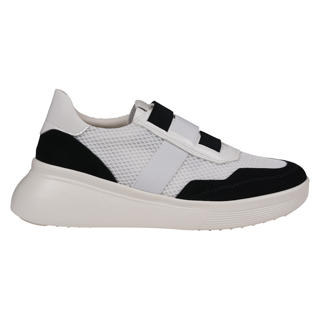 Baskets compensées Stefani noires pour femme