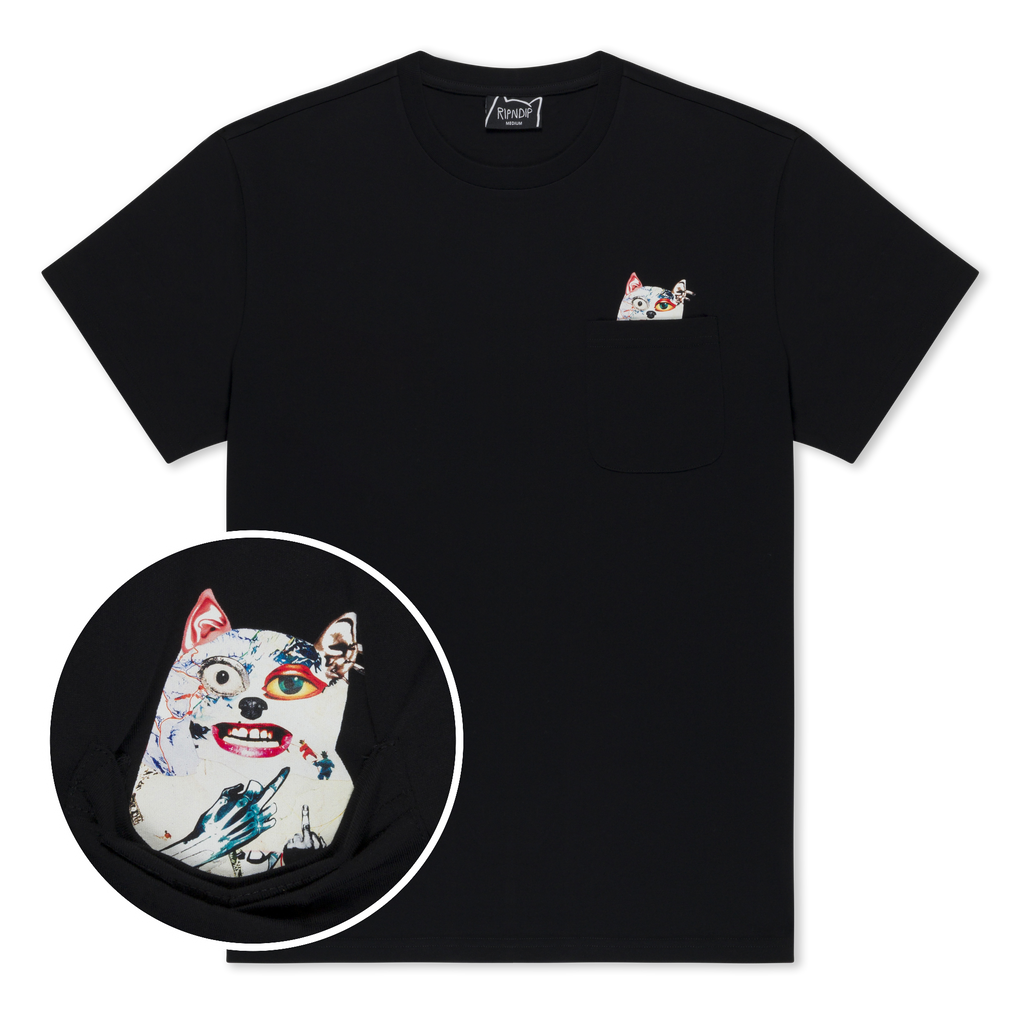 Lord Nermal Collage Pocket Tee (Black)