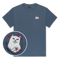 Nermal Loves Pocket Tee (Slate)