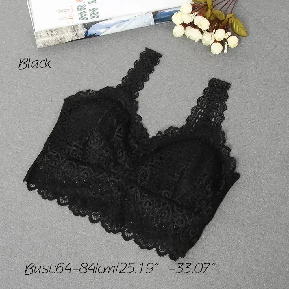 Nouveau débardeur sexy noir et blanc pour femmes, avec soutien-gorge rembourré en dentelle florale, débardeur en coton, gilet sexy décolleté en V en dentelle au crochet, décontracté.