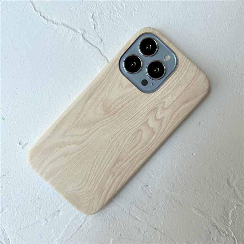 Coques de Téléphone Rétro Ultra Fines Texture Bois pour iPhone 14 13 12 11 Pro Max XS MAX XR XS X 7 8 Plus Antidérapantes Étui Souple en Bois Vintage Unique Élégant et Entièrement Protecteur