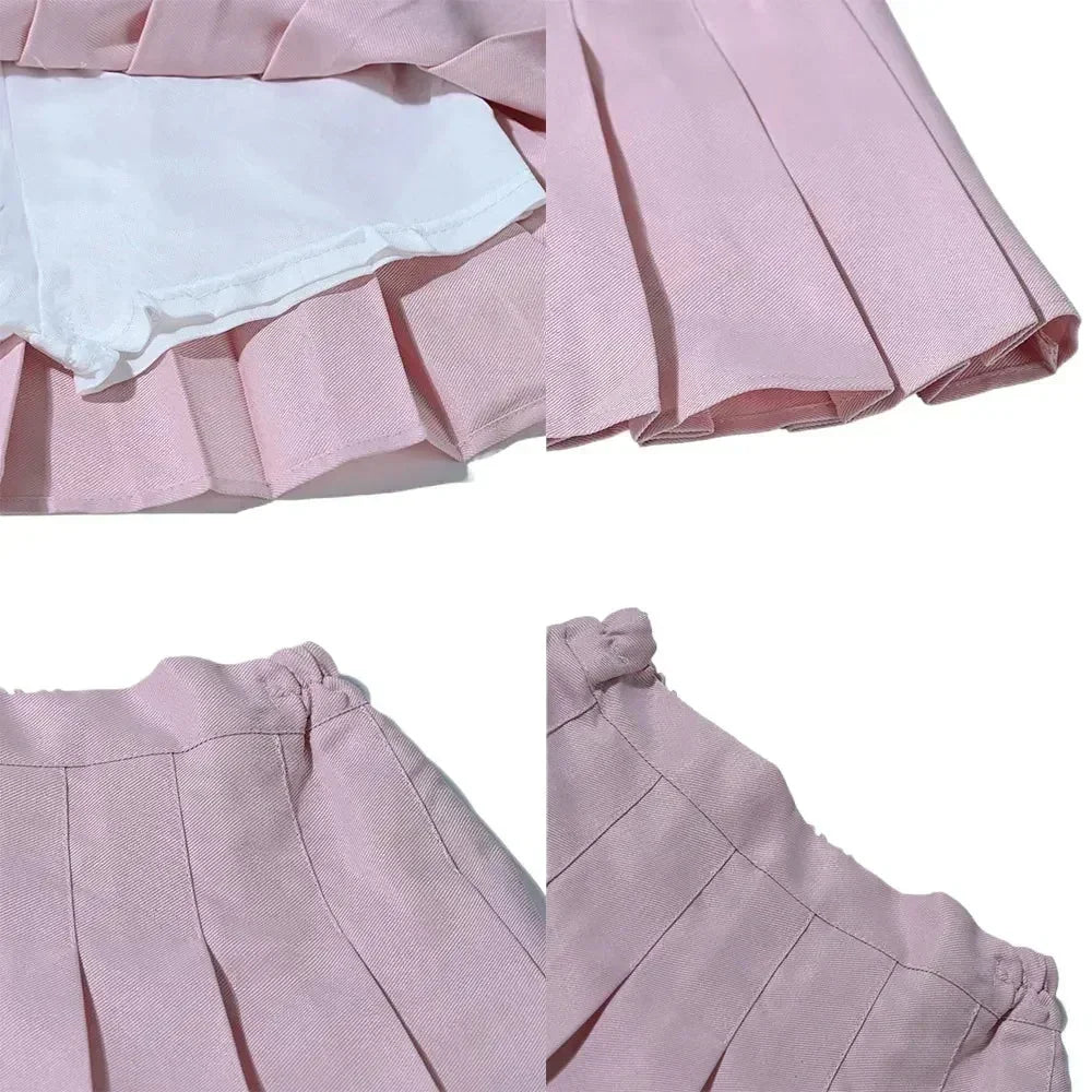 Jupe plissée d'été pour fille, Jupe d'été pour enfants, Mini-jupes pour filles, Jupe plissée vintage 3-13 ans, Jupe-culotte froncée pour jeunes filles