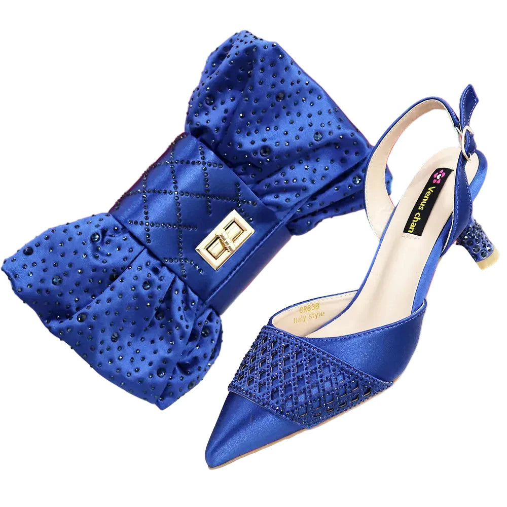 Chaussures et sacs assortis italiens pour femmes TE342