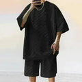 Ensemble short deux pièces oversize décontracté pour homme