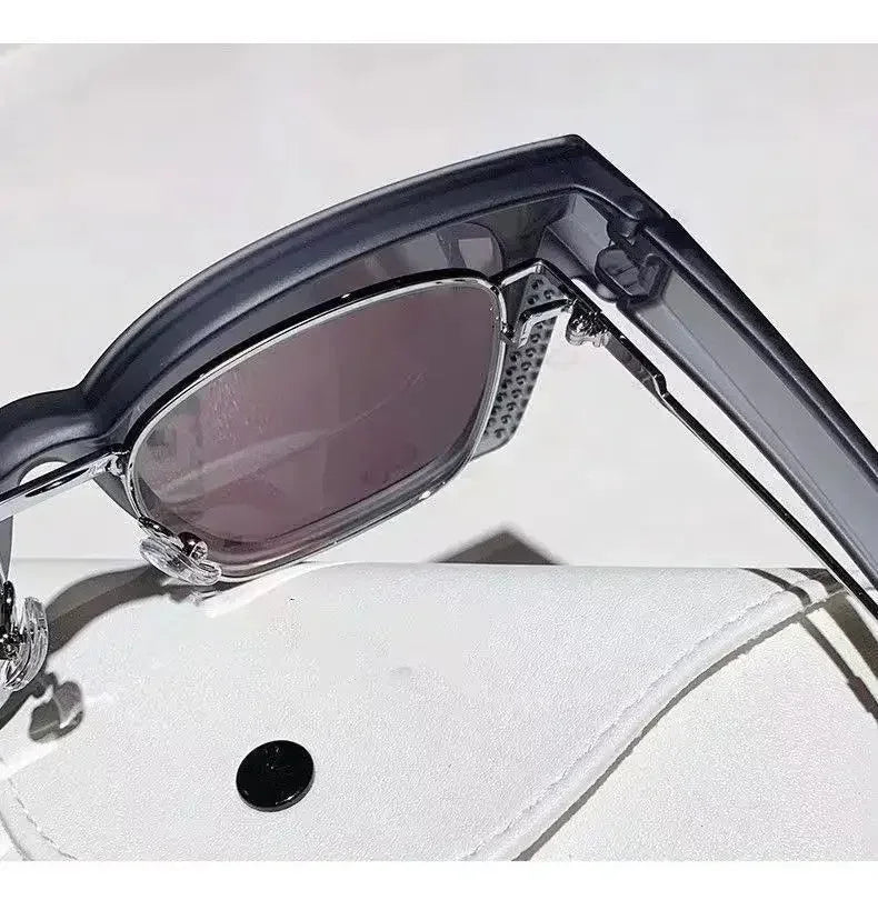 Lunettes de soleil polarisées Fashion Square à clipser pour lunettes de vue, portables, pour hommes et femmes, vintage, pour la pêche et la conduite