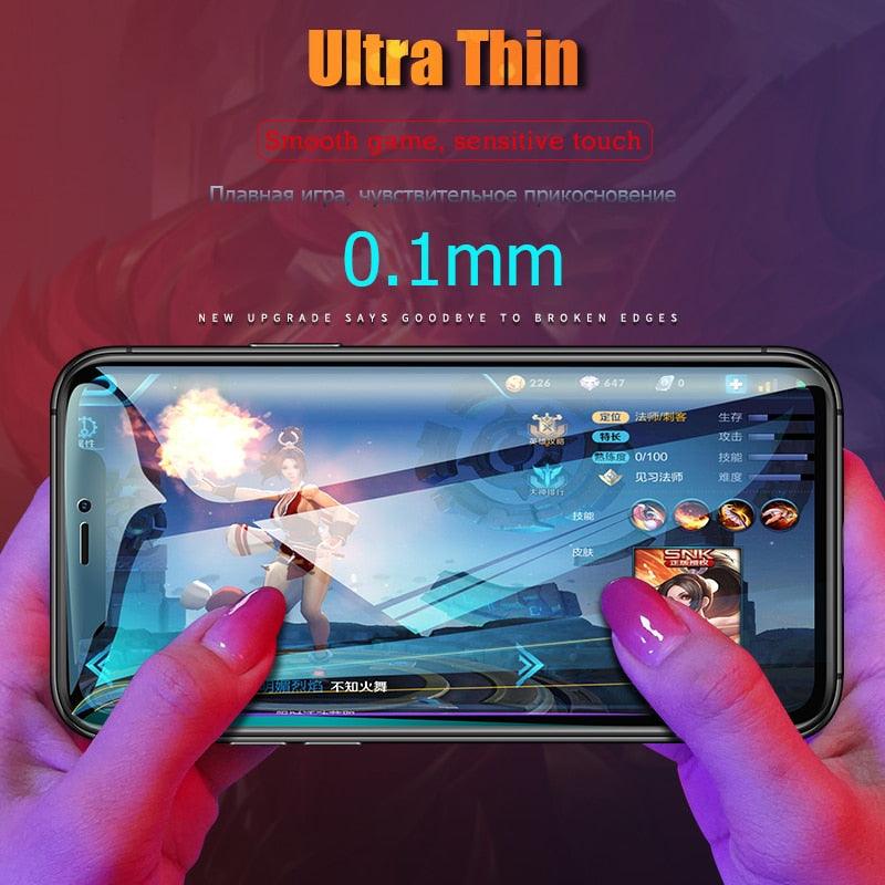 Film protecteur avant et arrière 360 Full Body pour iPhone 14 13 Pro Max 12 Film trempé Premium HD Clarté Anti-empreintes digitales/rayures Film de protection d'écran 11 Mini Coque ultra fine mate transparente