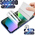 2 Films pour iPhone 12 13 Pro Max Mini Protecteurs d'Écran pour iPhone 11 14 Pro XS Max X XR 6 6s 7 8 Plus SE Non Verre Anti-Rayures Protection des Yeux Film de Protection d'Écran HD Transparent