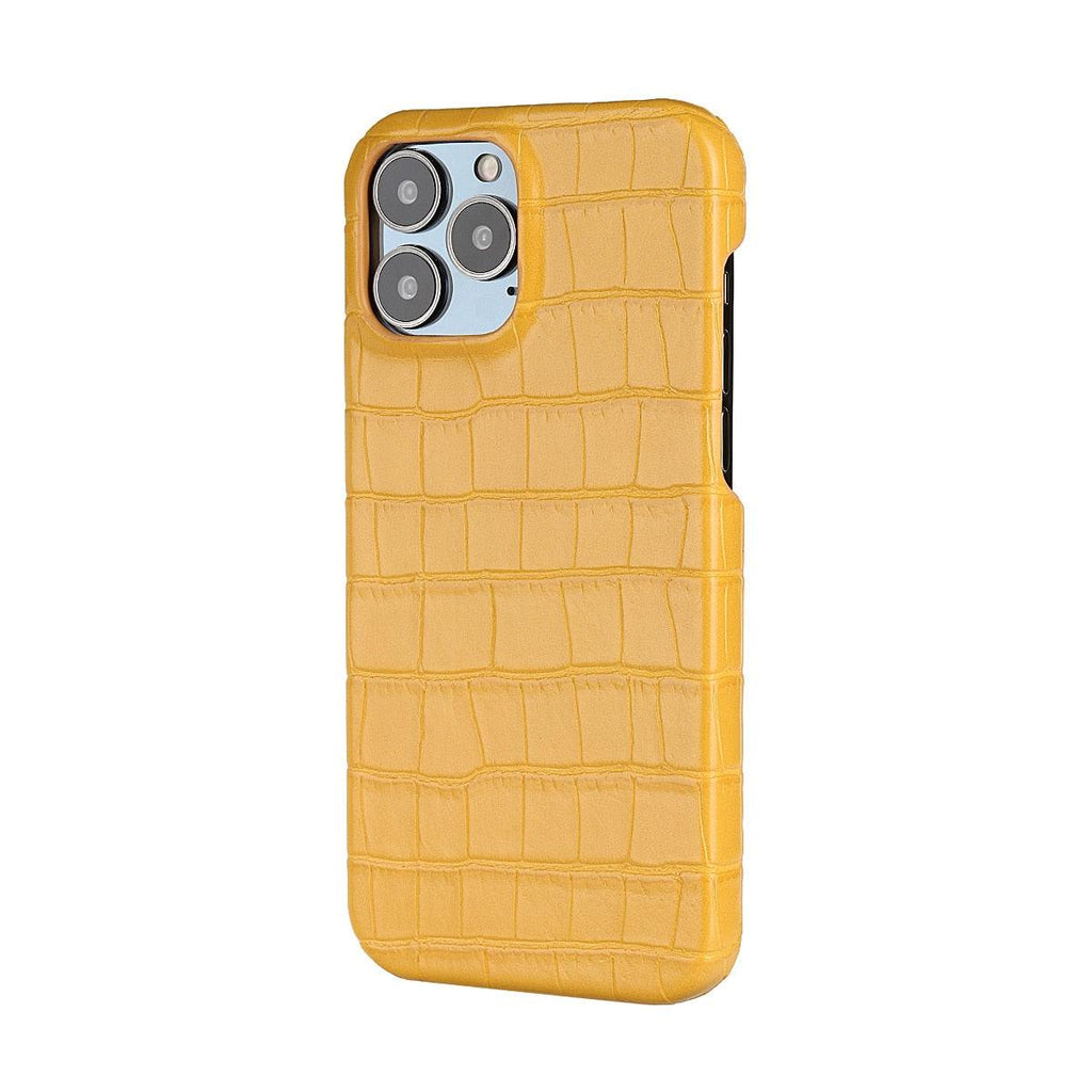 Étui en Cuir Unique pour iPhone 13 14 11 12 Pro Max XR X XS, Housse Rigide Antichoc Solide, Étui en Cuir Vert Classique et Tendance pour iPhone, Coque de Protection