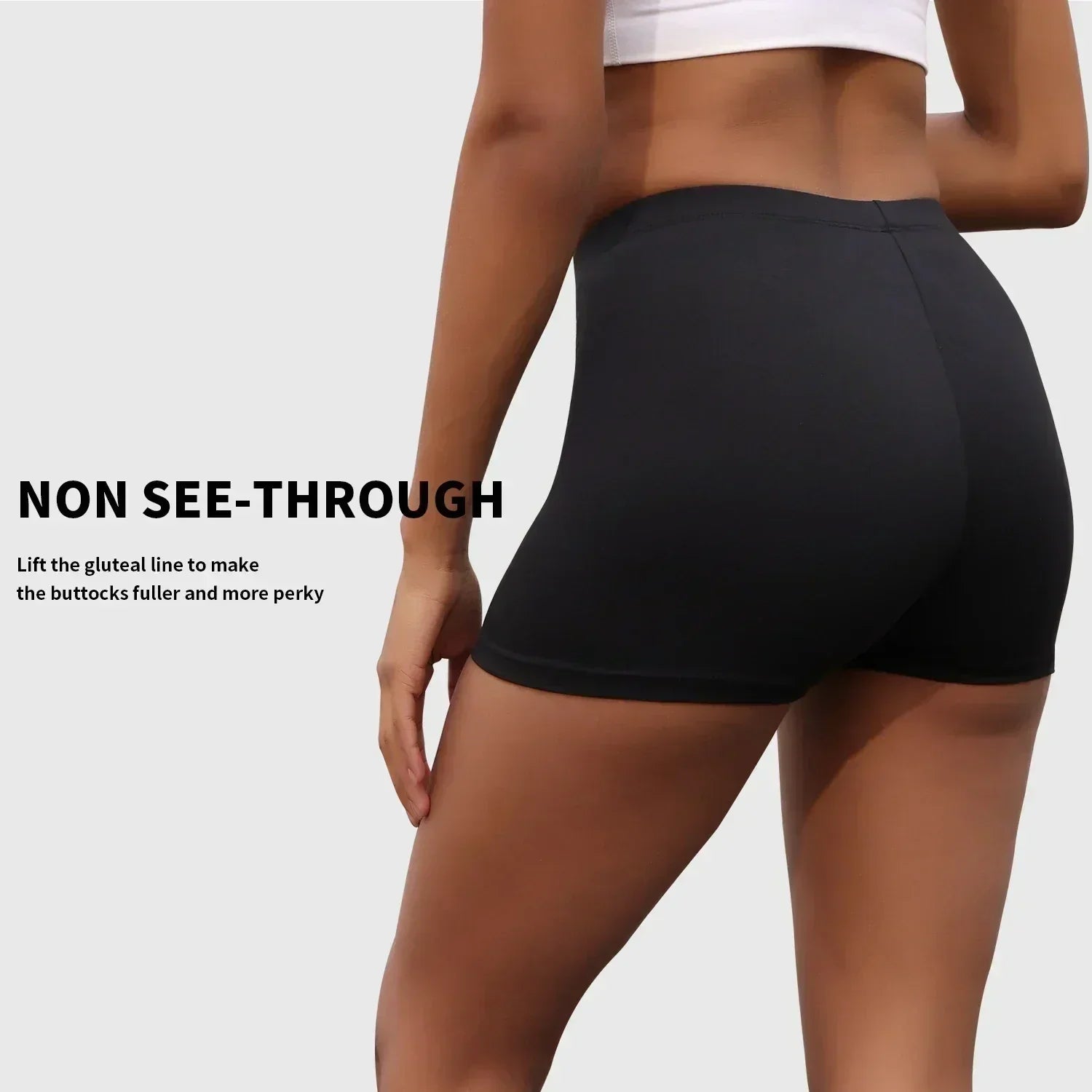 Lot de 3 shorts de motard taille haute super doux pour femmes, contrôle du ventre, non transparents, pour l'entraînement, le yoga, la course, le fitness, le push-up